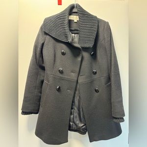 Trina Turk Wool & Cashmere Coat (Black, Size 4)